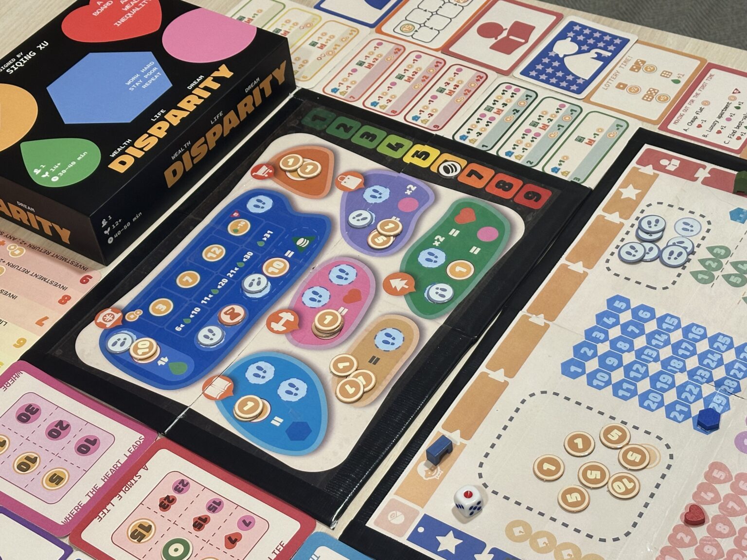 Society Game Board from the game DISPARITY