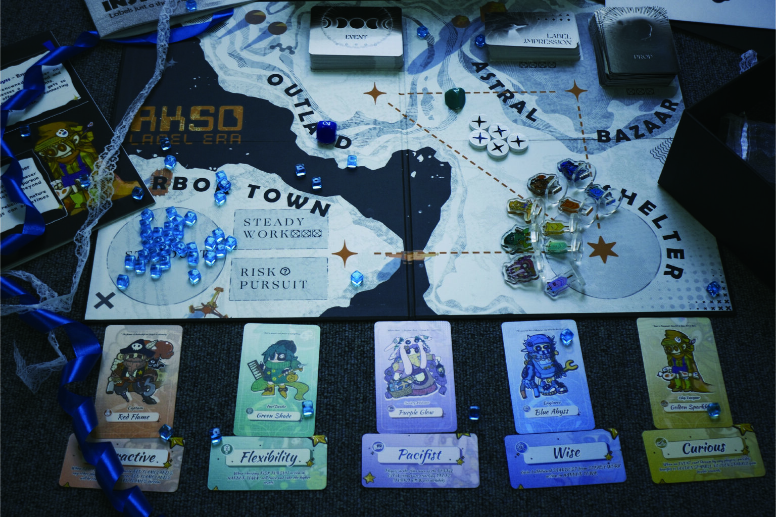 GAME BOARD & CHARACTERS