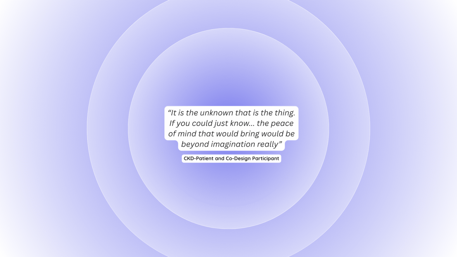 “It is the uncertainty” captures the real problem: long gaps between tests, no feedback, no context, and no easy way to ask questions. People are left to guess whether their kidneys are stable or slipping, which delays medication changes and raises anxiety and risk. In short, the issue is not just testing; it is the lack of timely, clear, patient-friendly information.