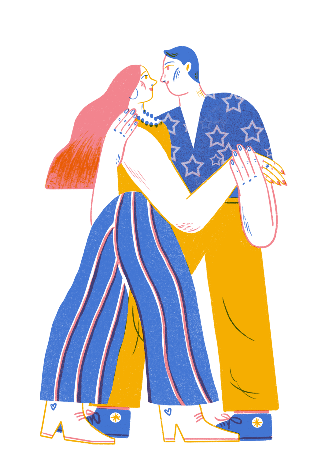 When you're exhausted, nothing feels better than a hug from the person you love—it’s like all the pain just melts away.