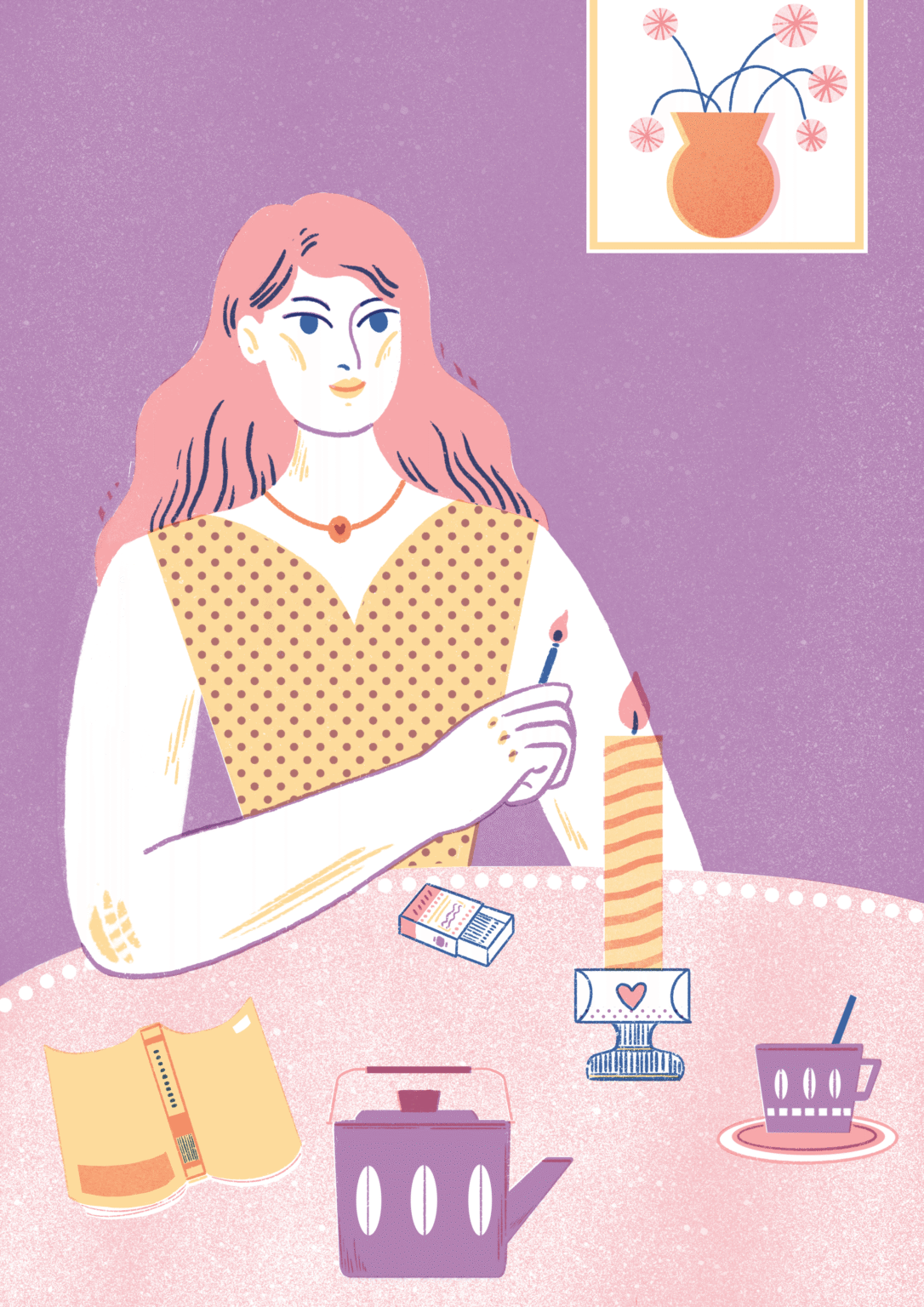I picked up a lavender-scented candle while I was traveling, and it’s been such a lovely find. The gentle scent is so calming—it really helps me unwind. Lighting it on cold British winter days has become a little ritual that brings me comfort and warmth.
